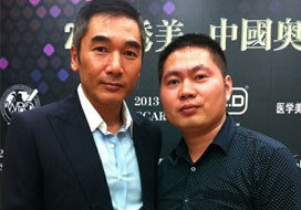 广州糖果派对与明星合影